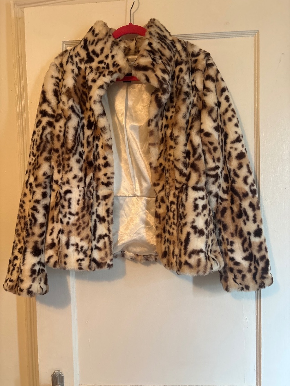 White House Black Market Leopard Jacket